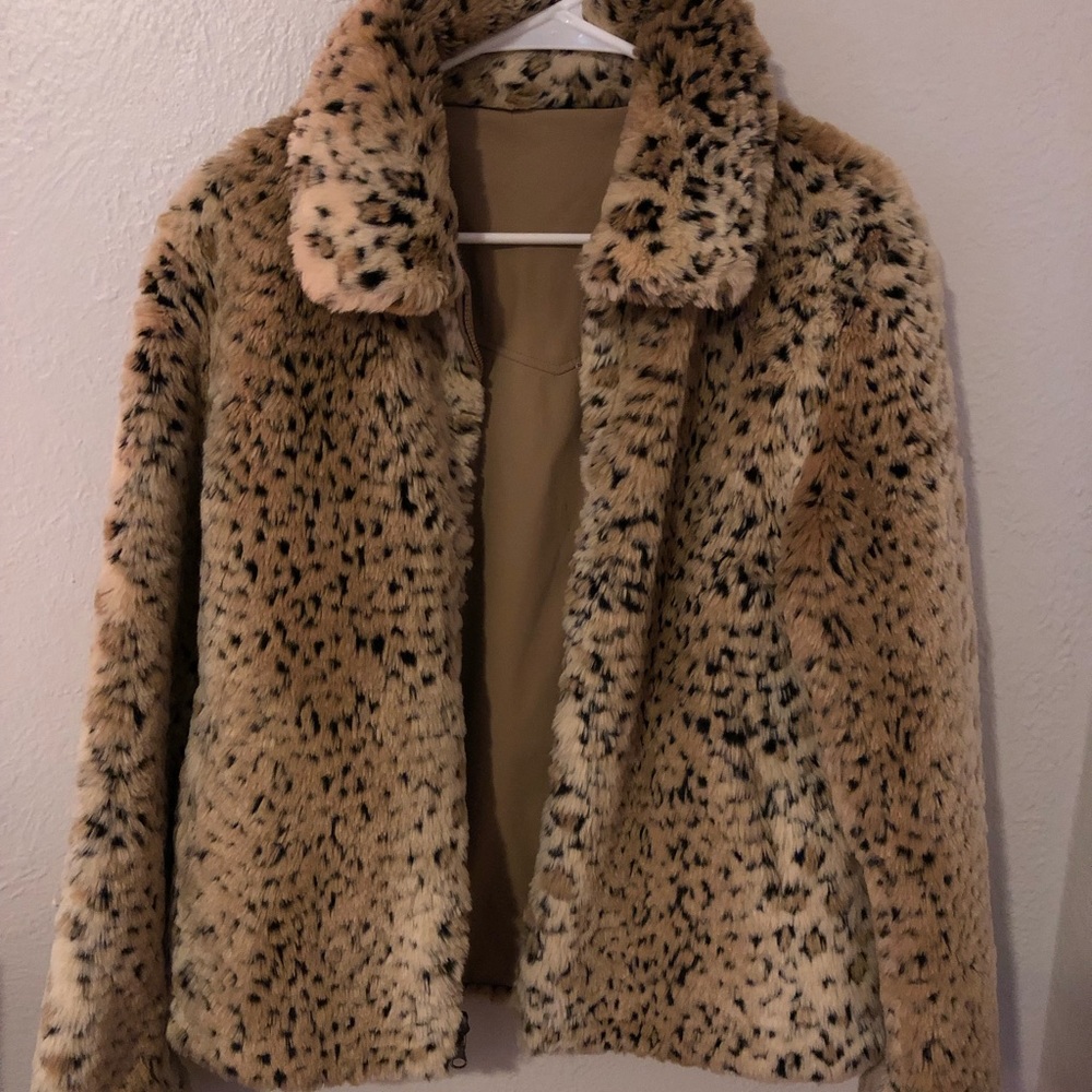 Animal print jacket
